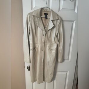 Vintage Bebe metallic trench coat